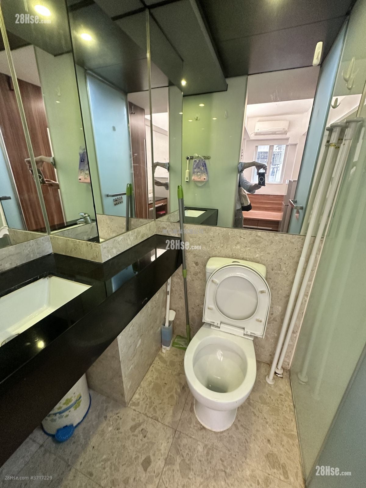 海外大廈 租盤 開放式間隔 , 1 浴室 130 平方呎