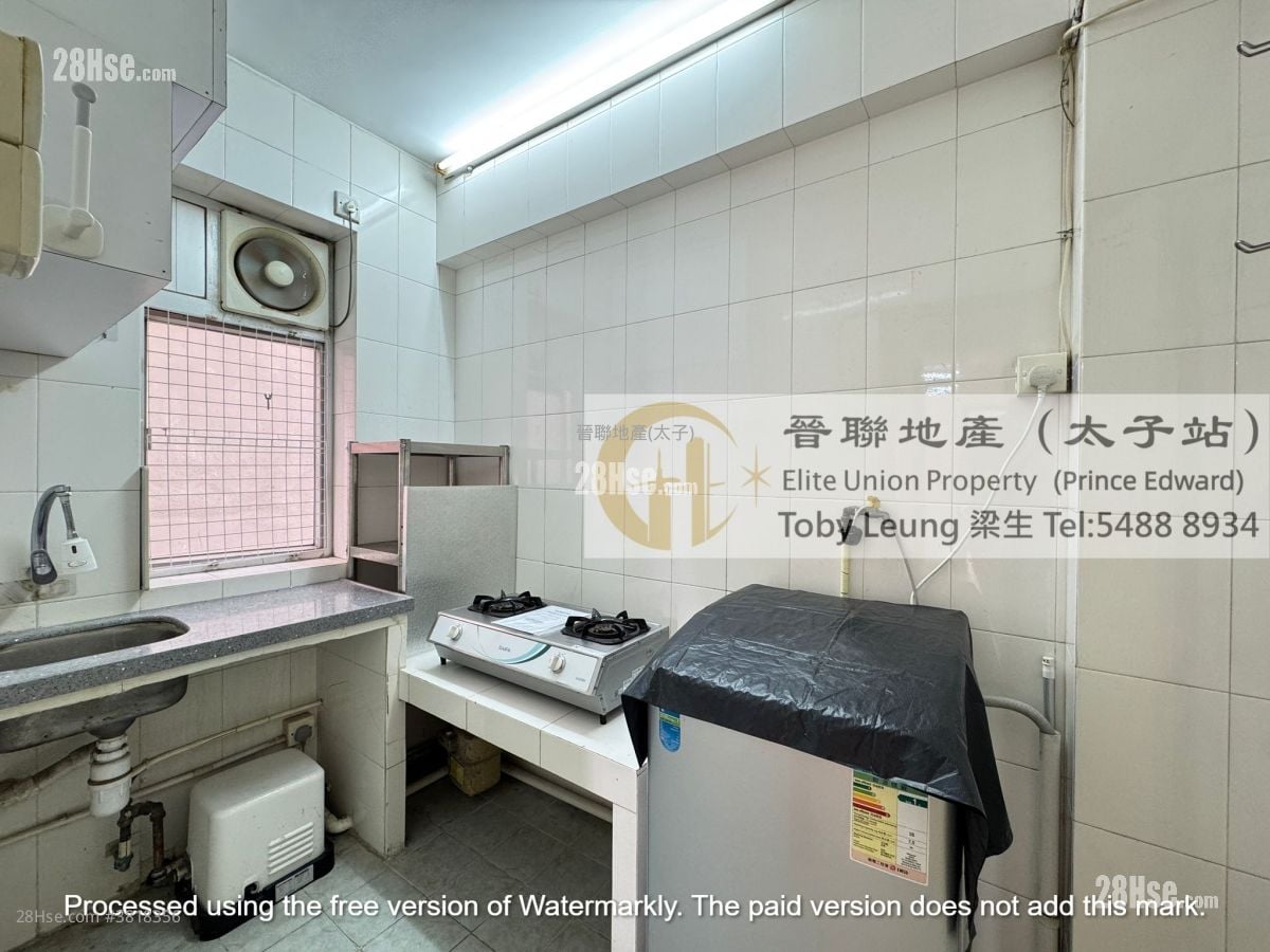 利达大楼 租盘 2 房 , 1 浴室 507 平方尺