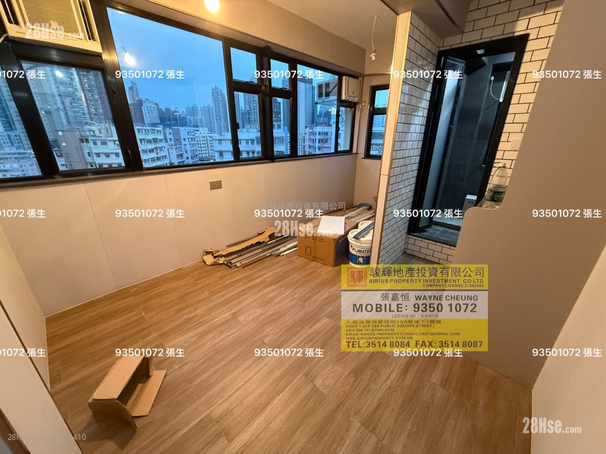 大华大厦 租盘 开放式间隔 , 1 浴室 180 平方尺