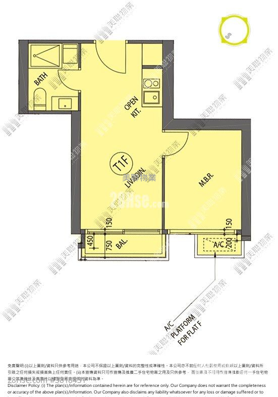 K.city Sell 1 Bedroom 372 ft²