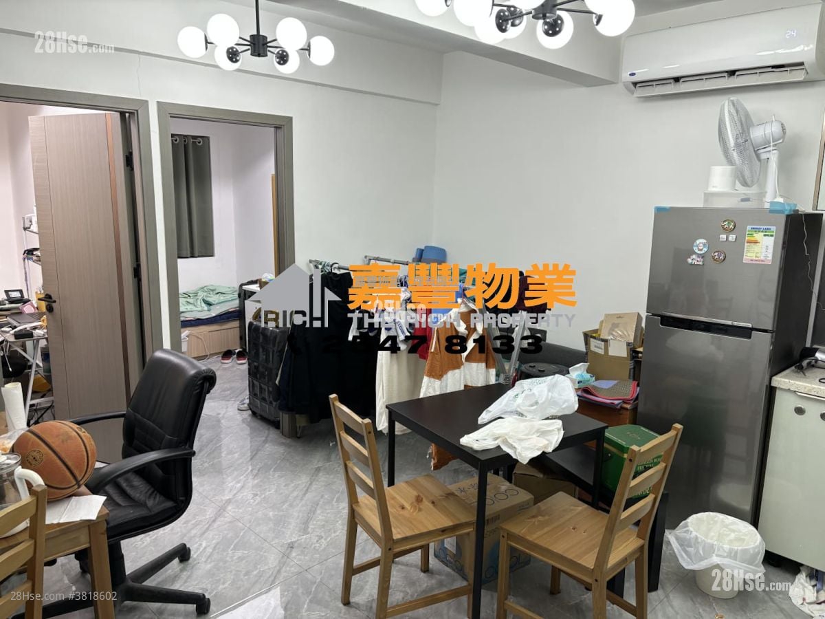 永華大廈 租盤 2 房 , 1 浴室 510 平方呎