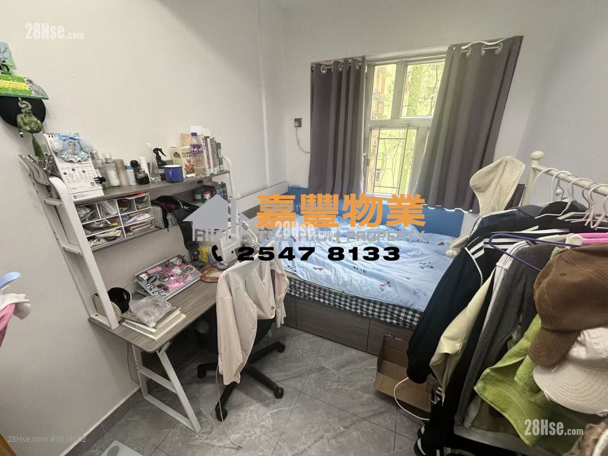 永華大廈 租盤 2 房 , 1 浴室 510 平方呎