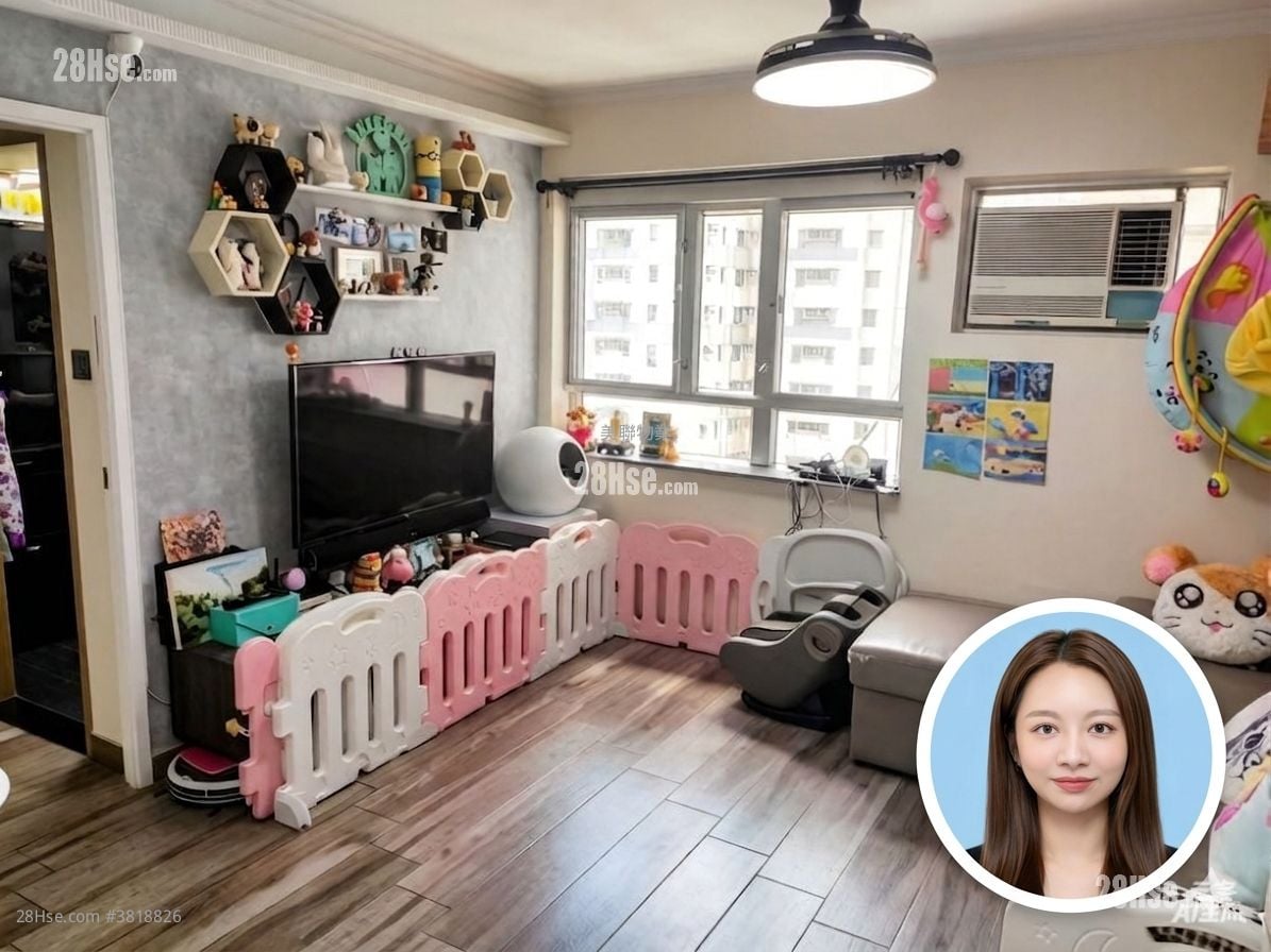 廳: 海悅花園 售盤 2 房 , 1 浴室 484 平方呎