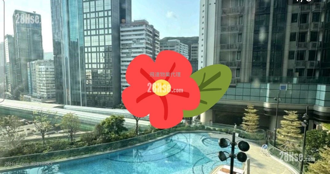 港岛南岸 租盘 3 房 , 2 浴室 796 平方尺