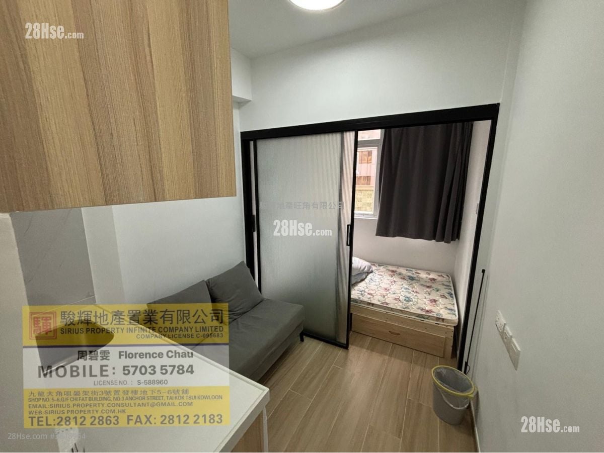 華豐大廈 租盤 1 房 190 平方呎