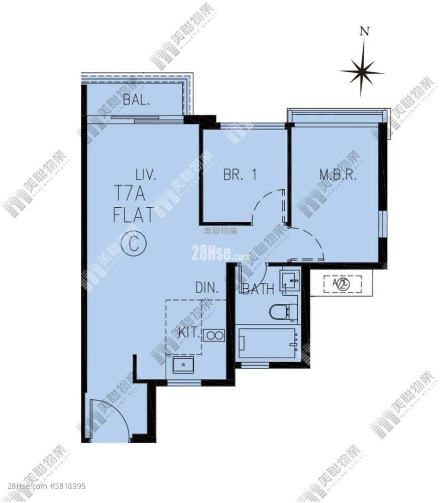 Park Yoho Sell 2 Bedrooms , 1 Bathroom 497 ft²