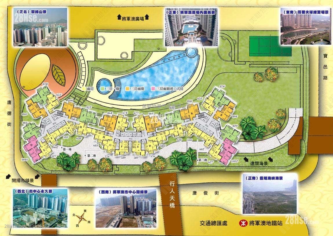 君傲湾 售盘 2 房 506 平方尺