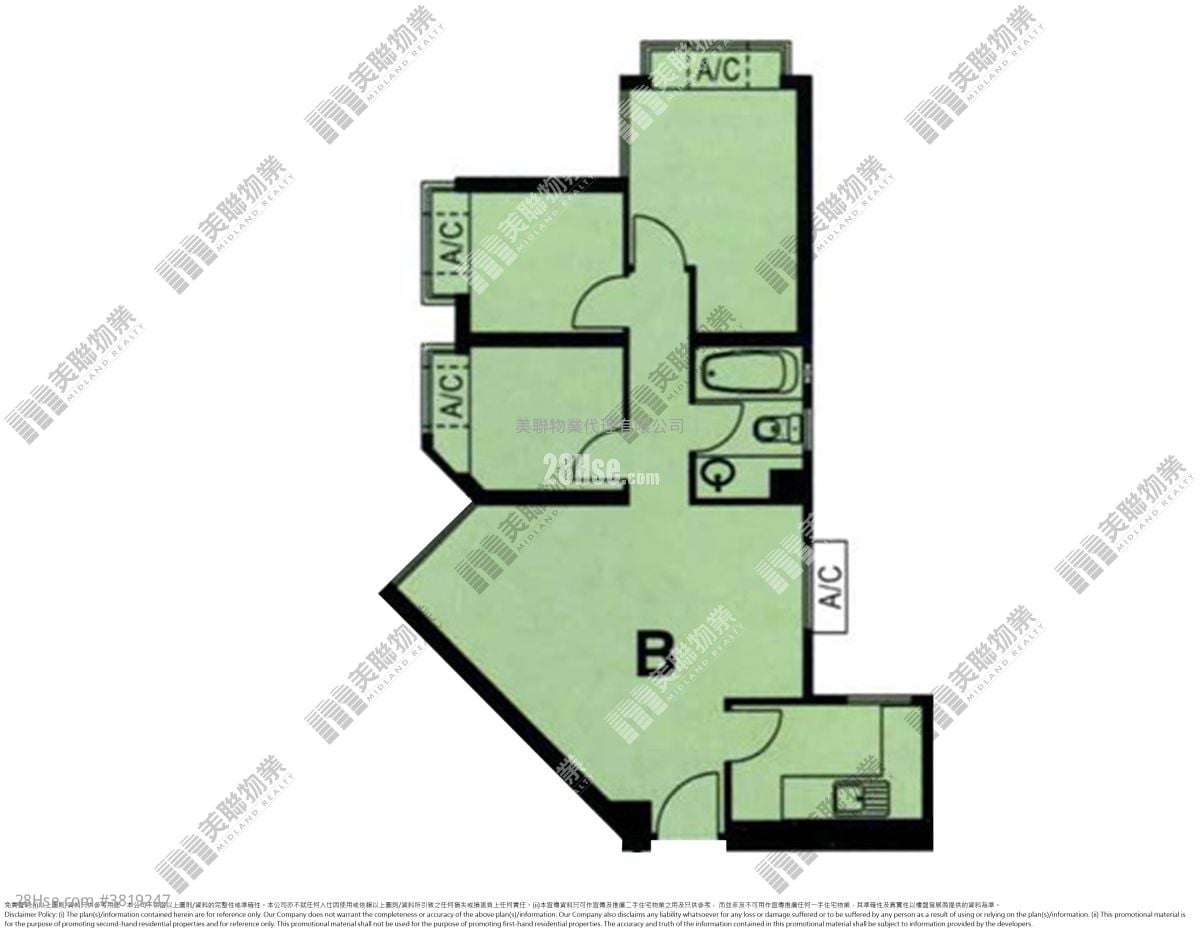南豐廣場 售盤 3 房 608 平方呎