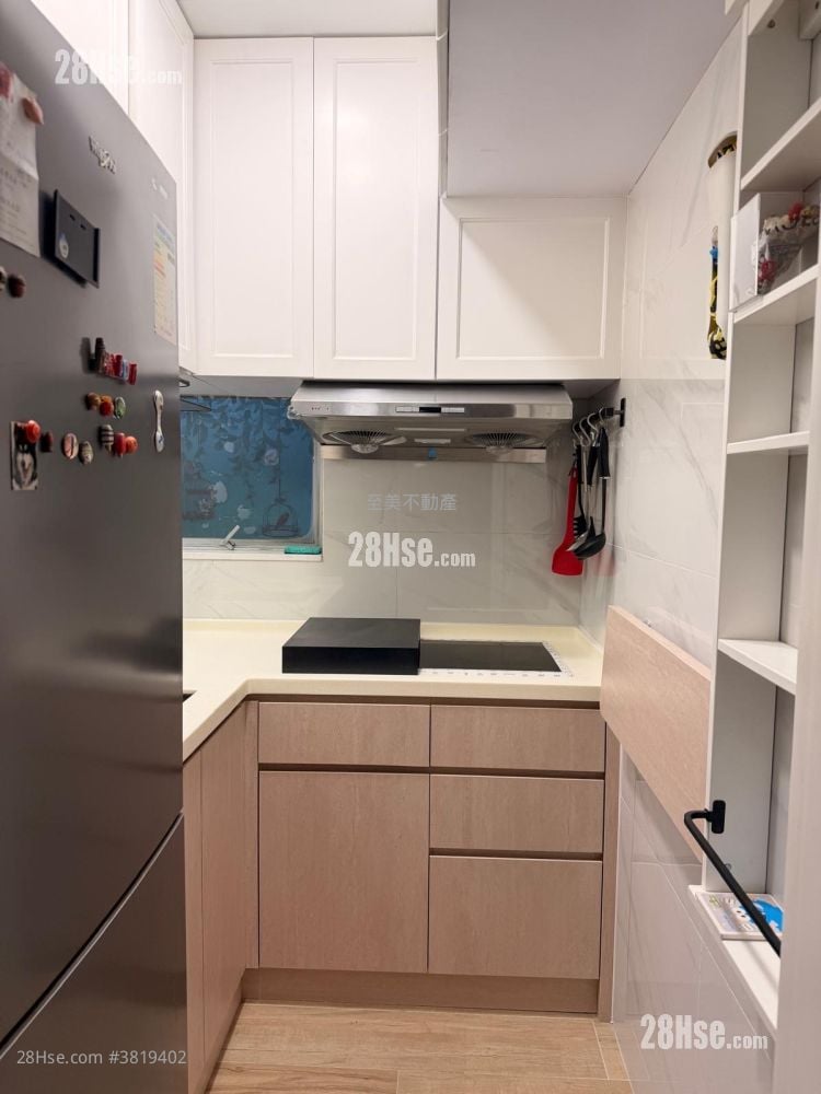 廚房: 港灣豪庭 租盤 2 房 , 1 浴室 347 平方呎