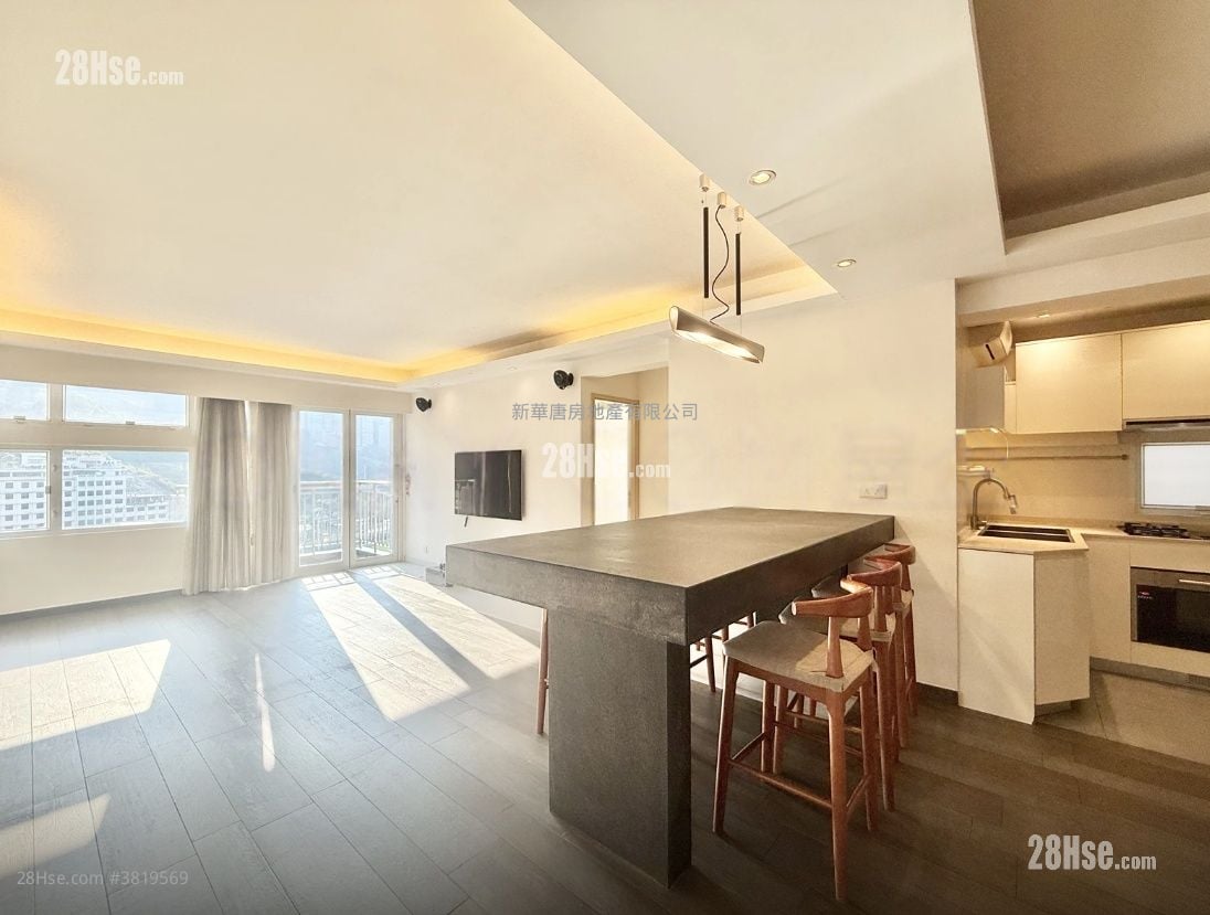 雅诗大厦 租盘 3 房 , 2 浴室 1,051 平方尺