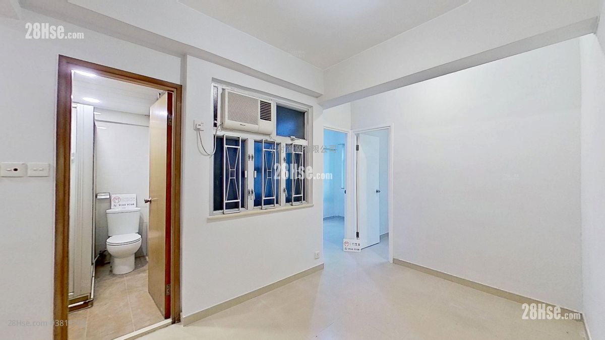 大厦外观: 金海大厦 租盘 2 房 , 1 浴室 357 平方尺