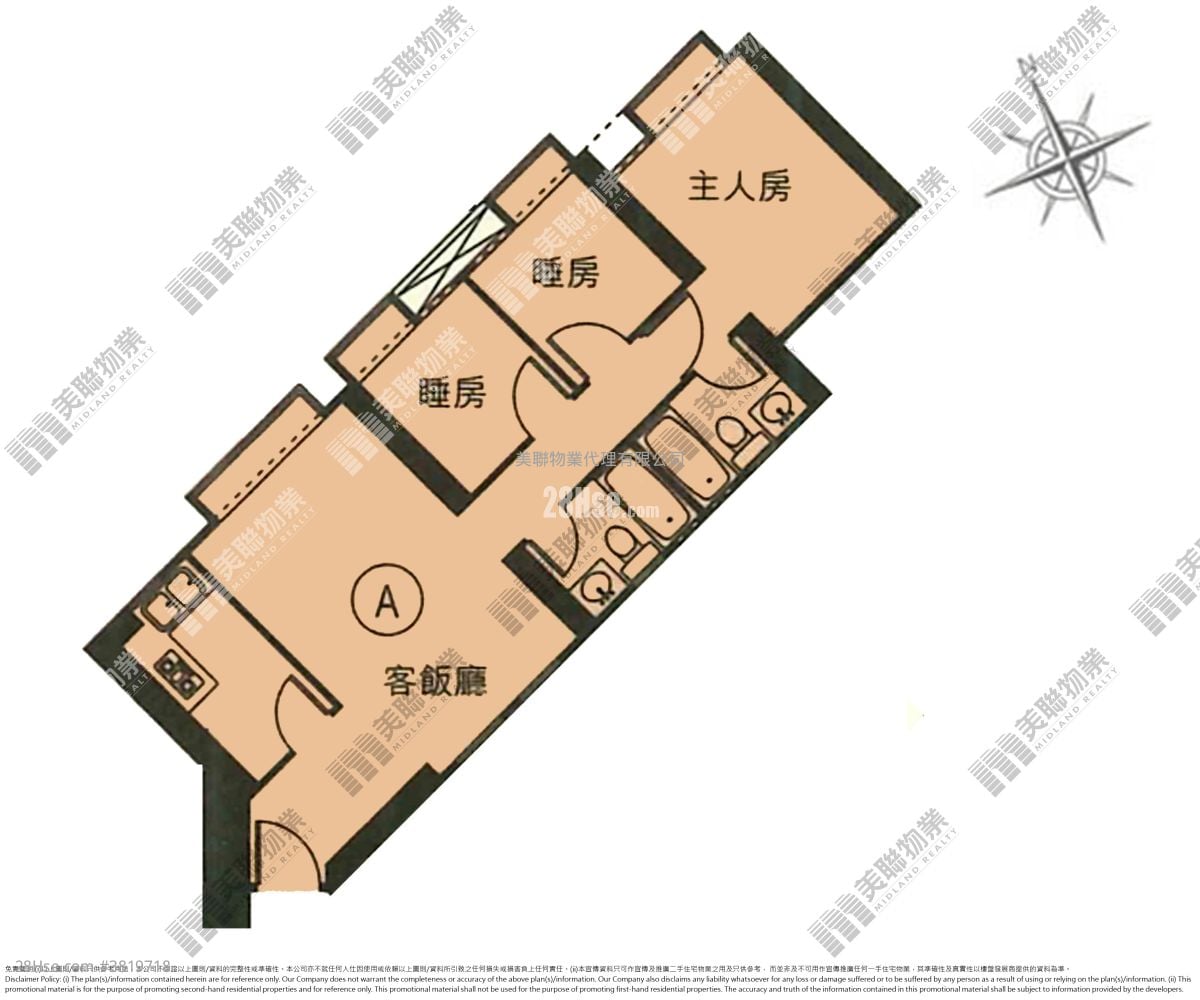 Serenity Place Sell 3 Bedrooms , 2 Bathrooms 654 ft²