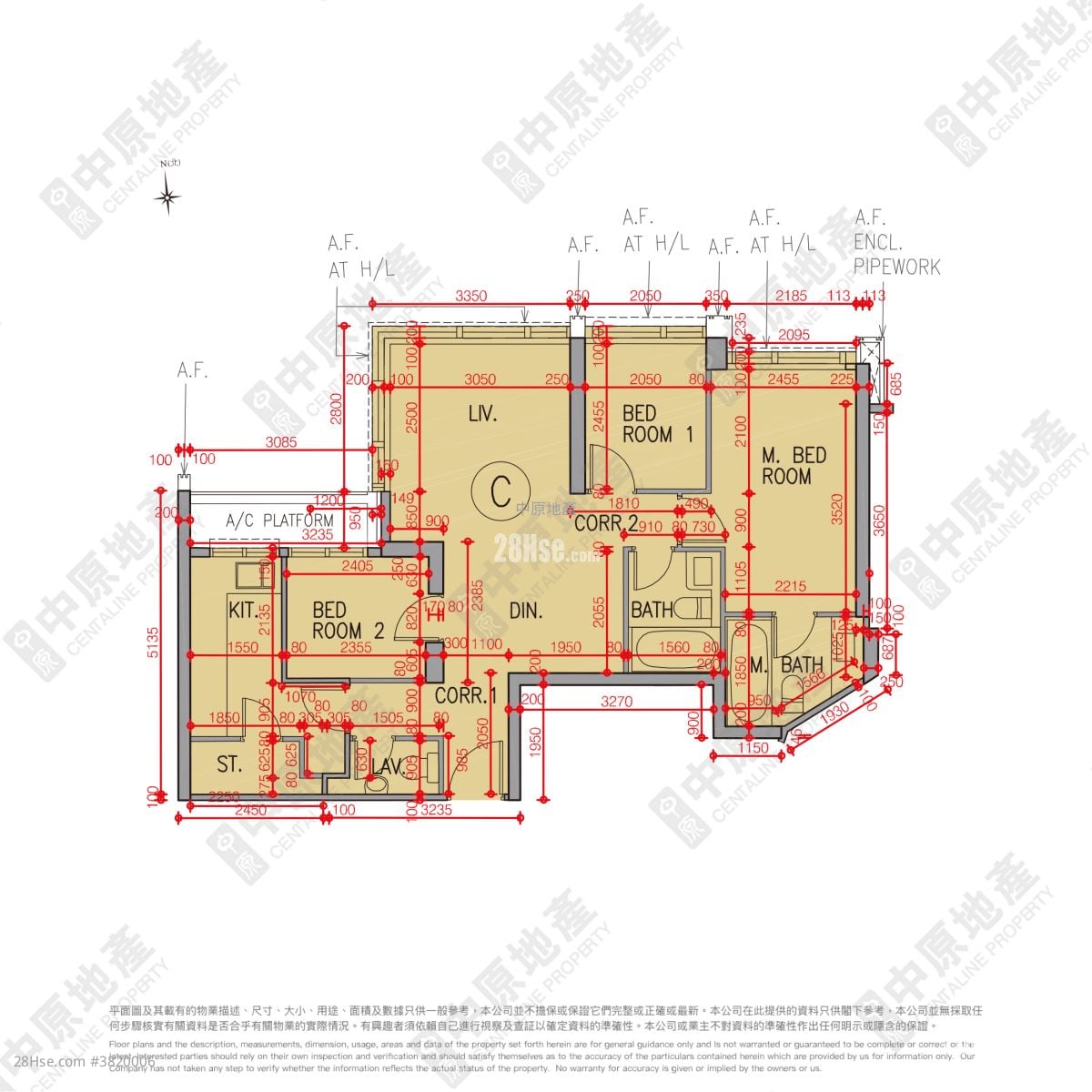 港島南岸 售盤 3 房 , 3 浴室 747 平方呎