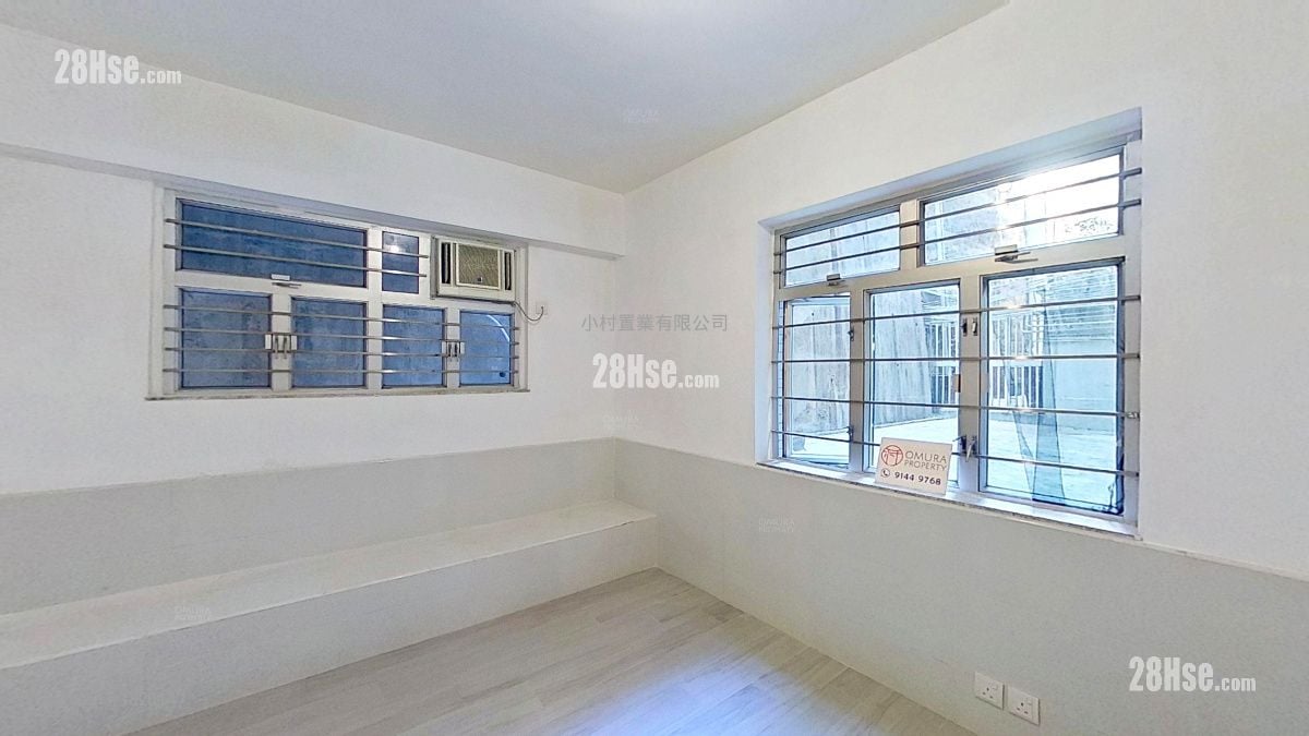 主人房: 堅威大廈 租盤 2 房 , 1 浴室 600 平方呎