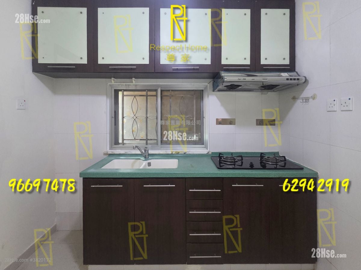 村屋 租盤 2 房 , 1 浴室 700 平方呎