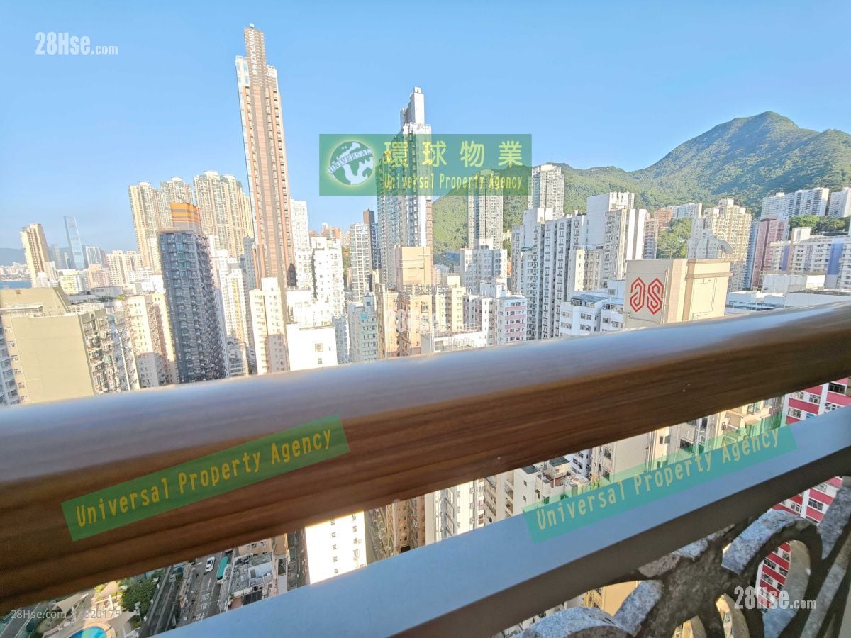 泓都 租盤 2 房 , 1 浴室 530 平方呎