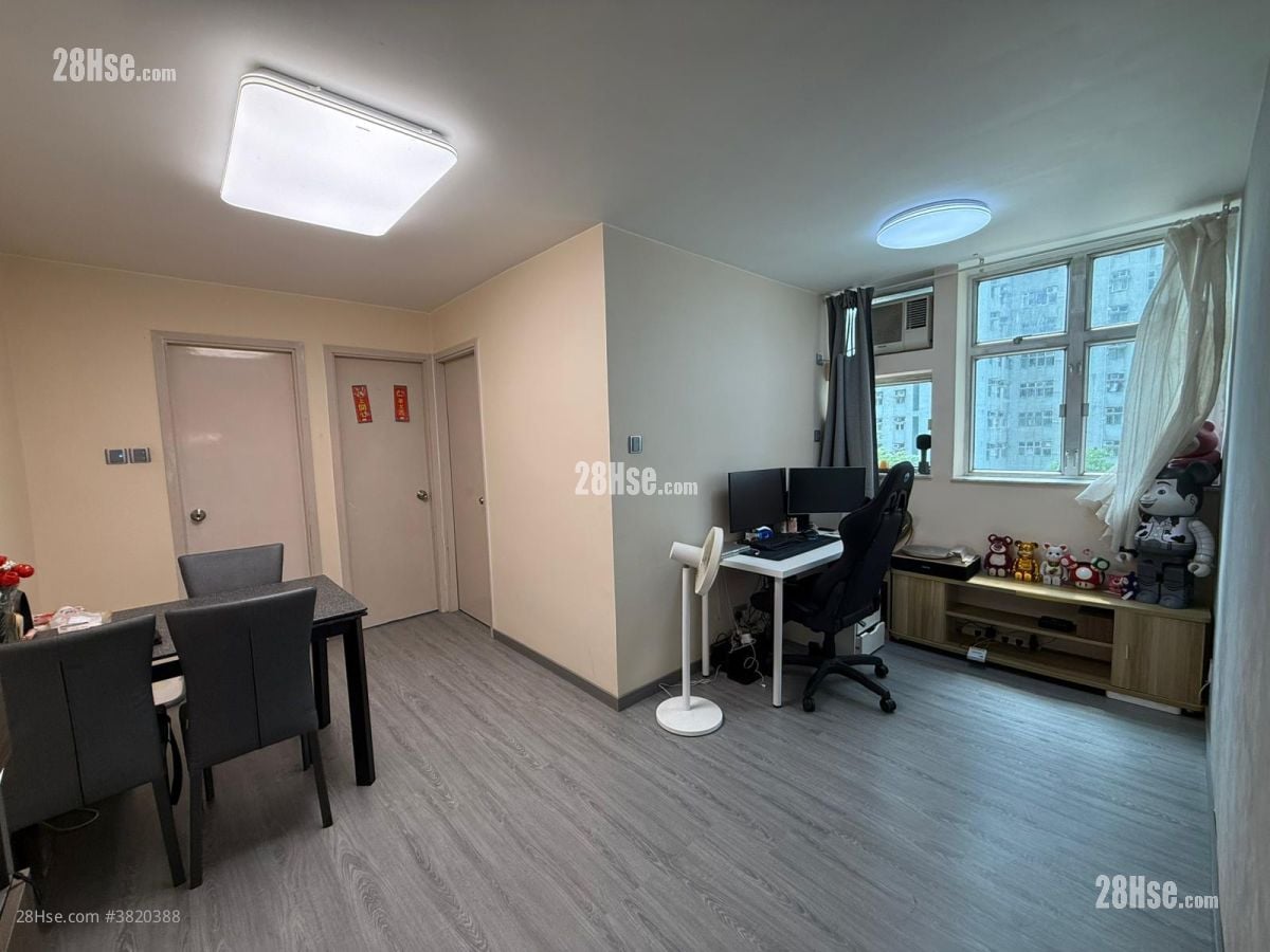 悦湖山庄 租盘 2 房 , 1 浴室 431 平方尺