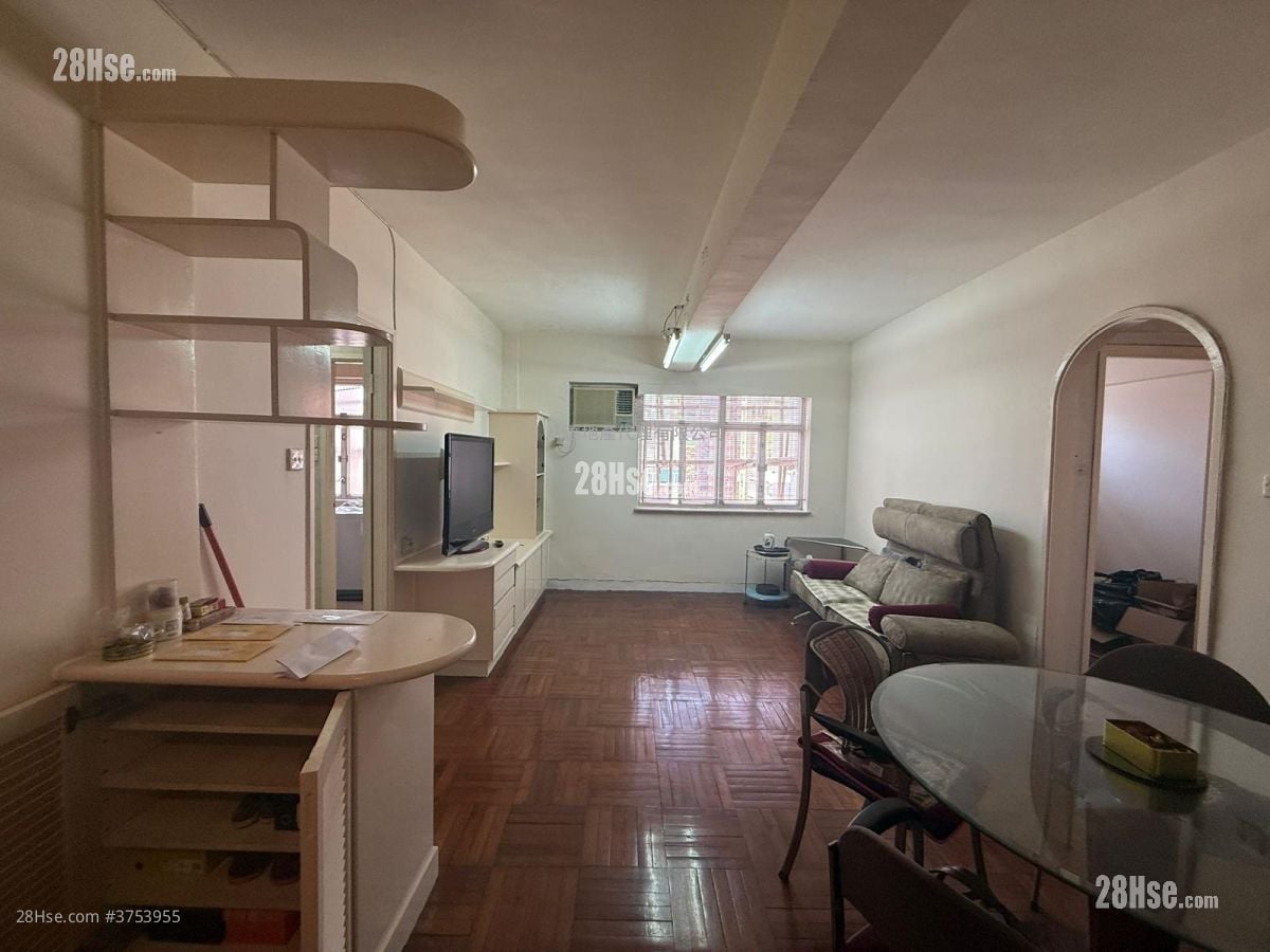 百寶大廈 租盤 3 房 , 1 浴室 690 平方呎