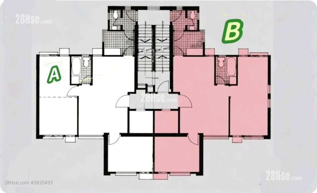 兆文樓 售盤 2 房 , 1 浴室 642 平方呎