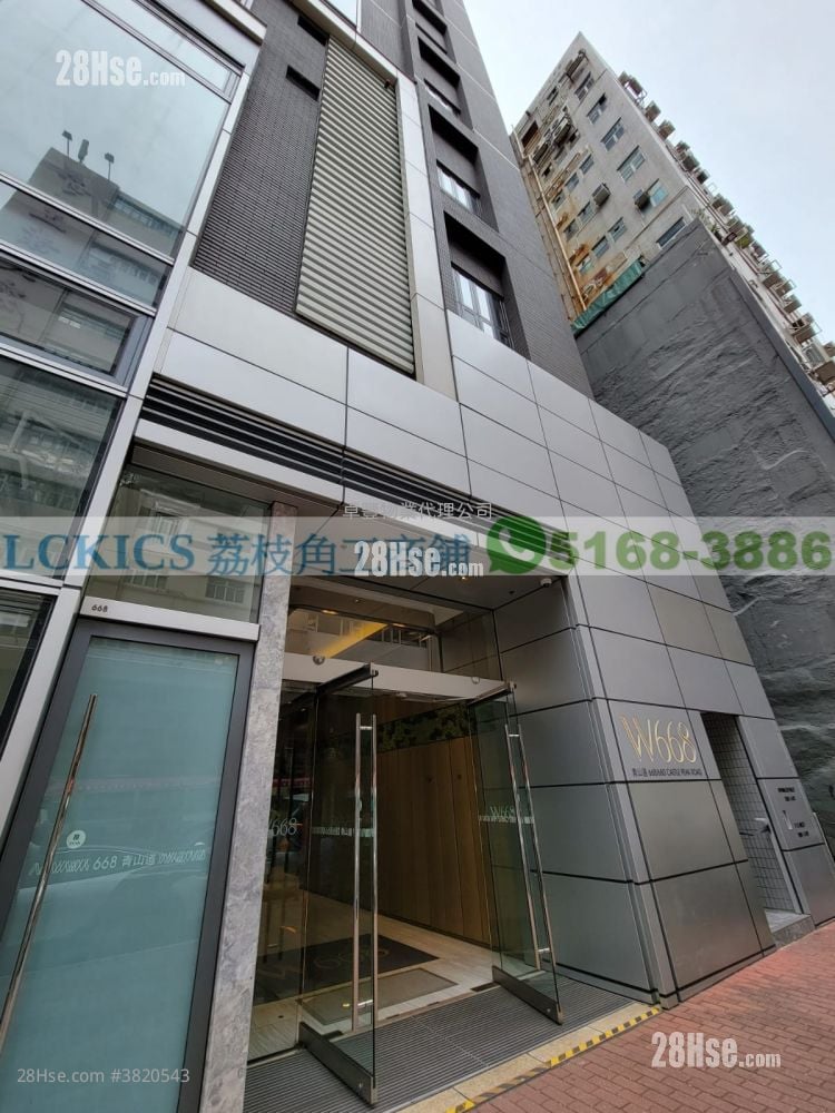 W668 租盤 1 房 , 1 廁所 428 平方呎