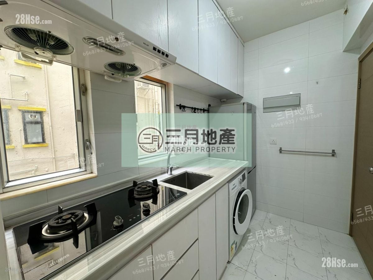 廚房: 永利大廈 租盤 3 房 , 1 浴室 757 平方呎