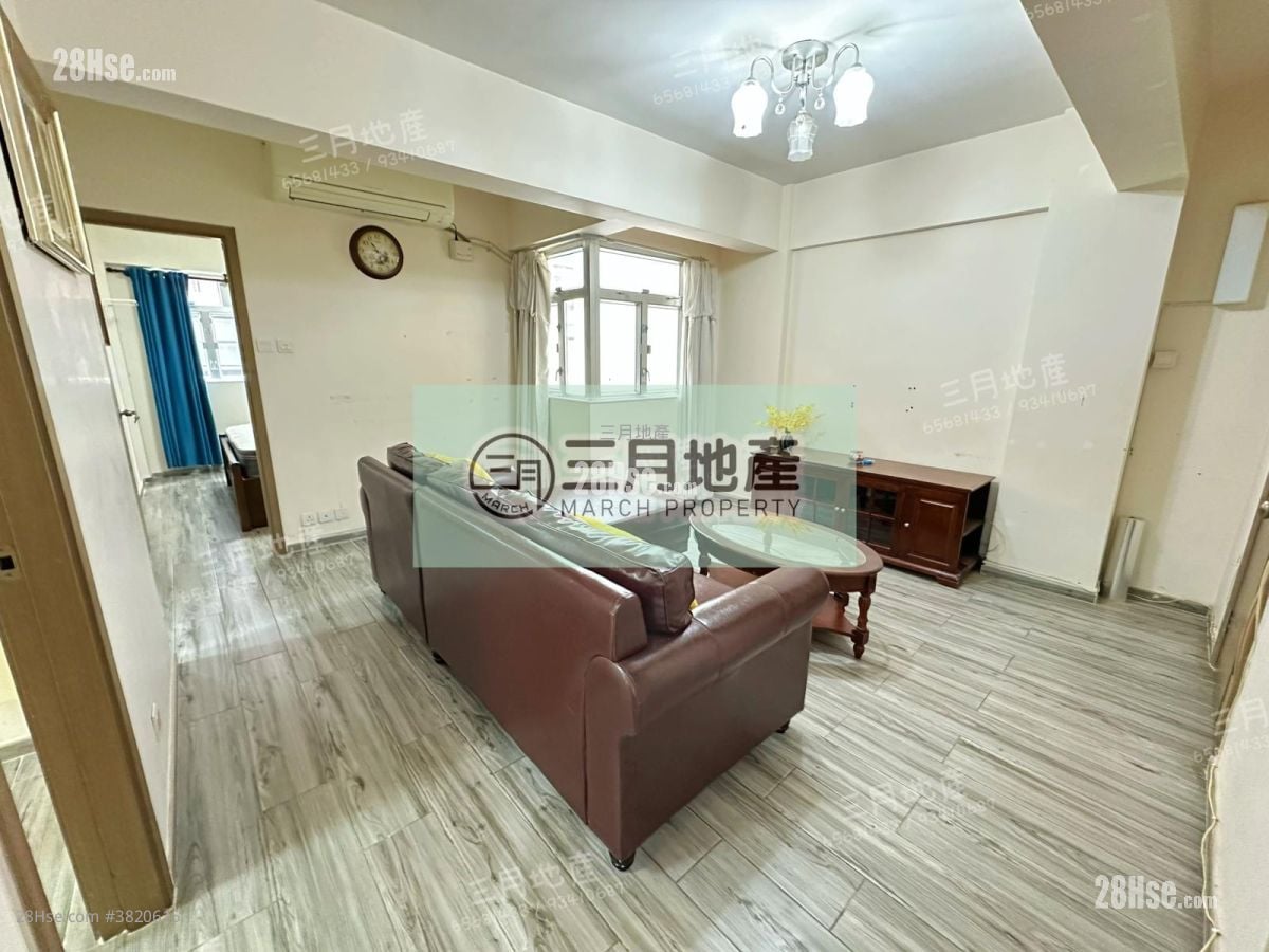 廳: 永利大廈 租盤 3 房 , 1 浴室 757 平方呎