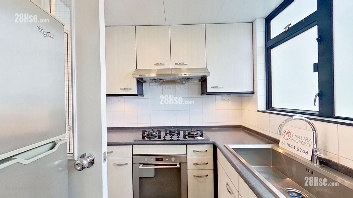 廚房: 堅尼地道150號 租盤 3 房 , 2 浴室 897 平方呎