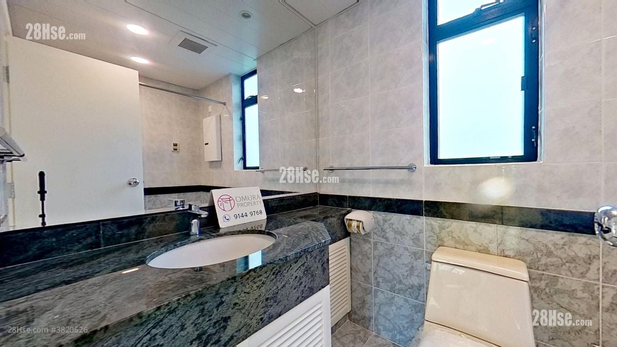 浴室: 堅尼地道150號 租盤 3 房 , 2 浴室 897 平方呎