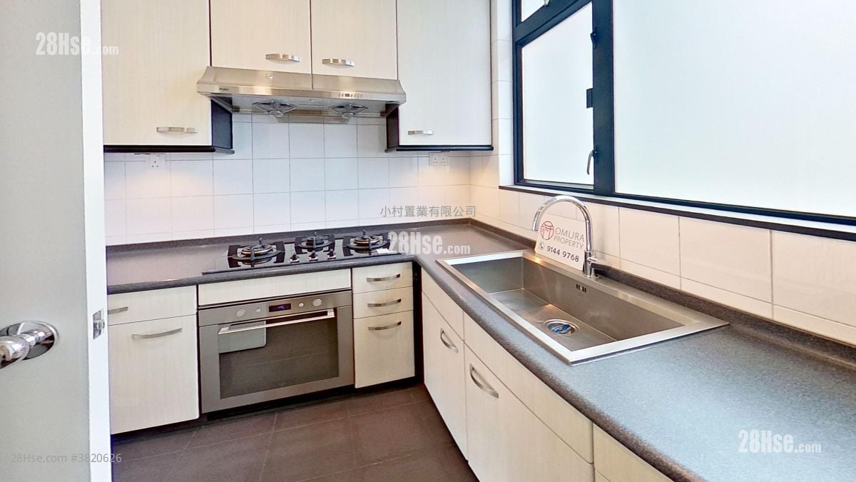 廚房: 堅尼地道150號 租盤 3 房 , 2 浴室 897 平方呎