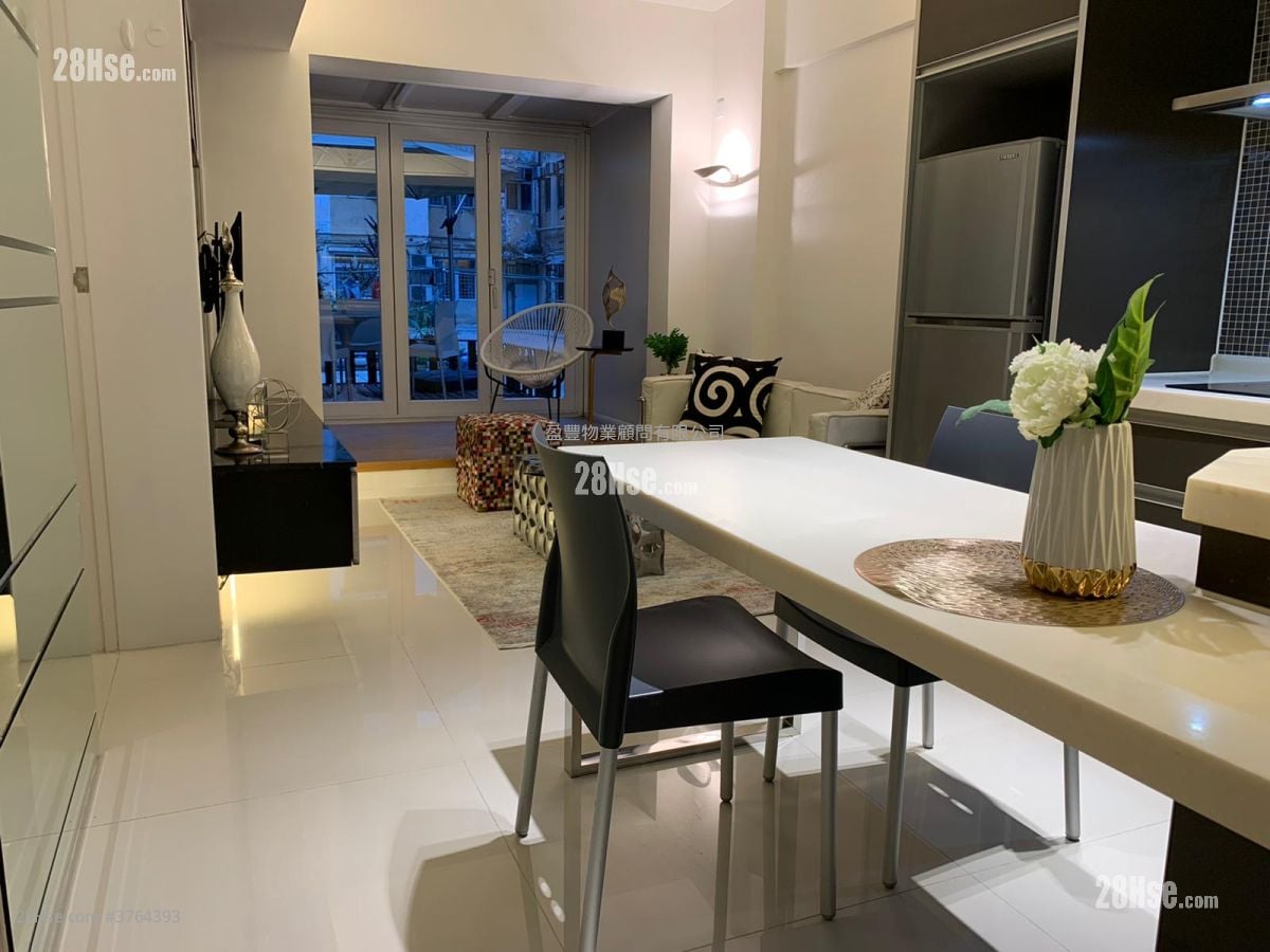 百德大廈 售盤 2 房 , 1 浴室 411 平方呎