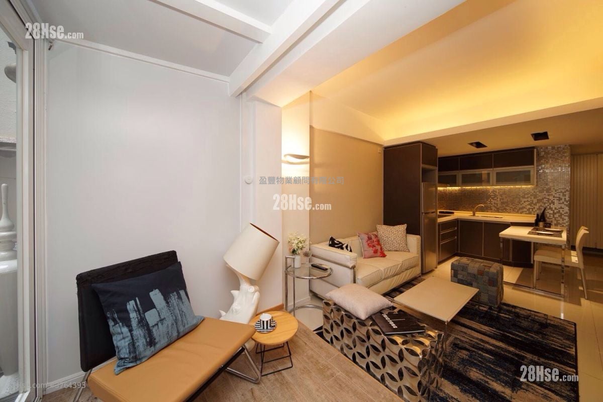 百德大廈 售盤 2 房 , 1 浴室 411 平方呎