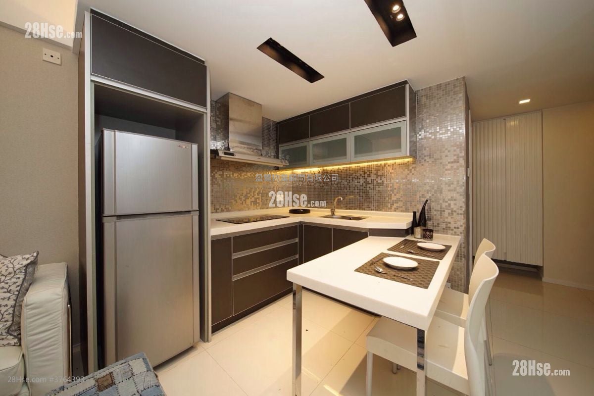 百德大廈 售盤 2 房 , 1 浴室 411 平方呎