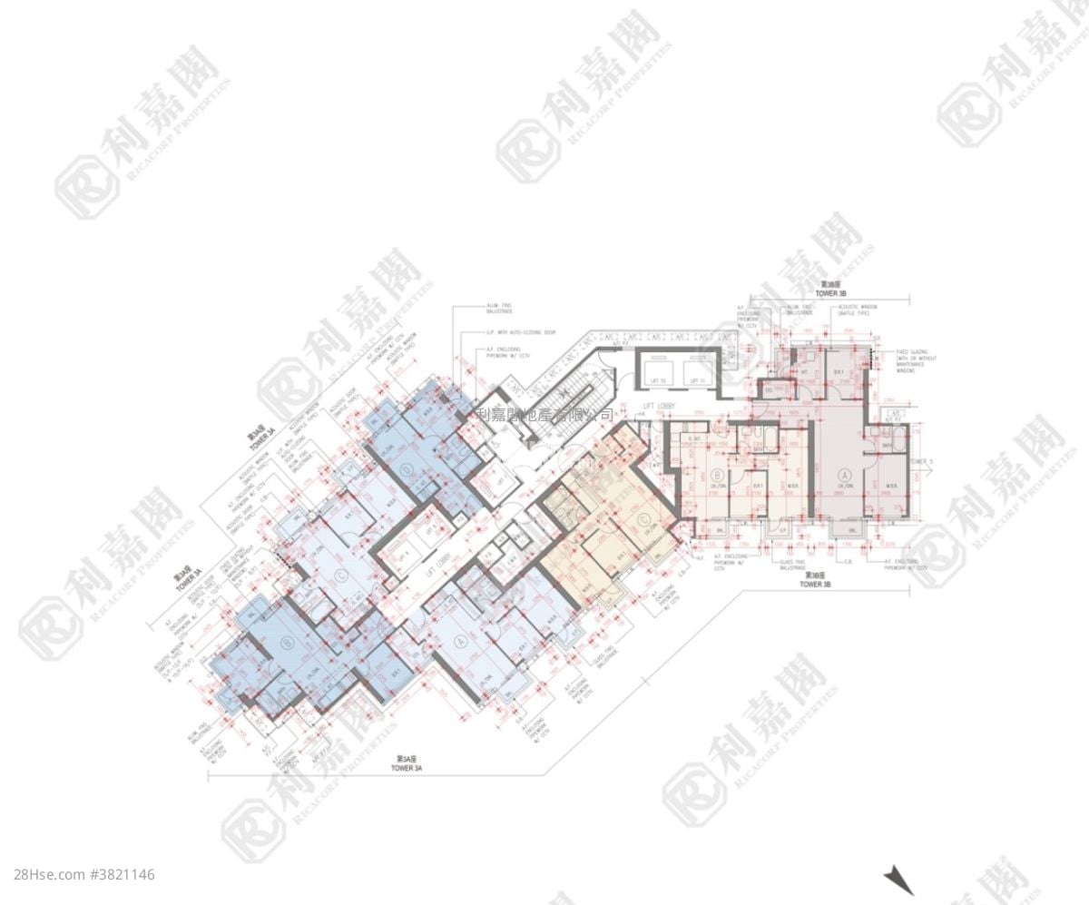 澐璟 售盤 2 房 526 平方呎