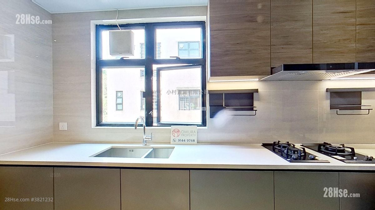 廚房: 怡禮苑 租盤 3 房 , 2 浴室 1,622 平方呎