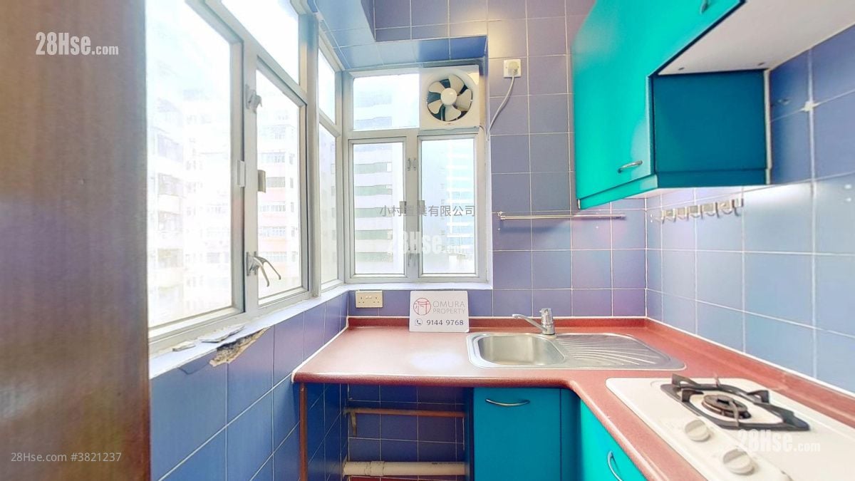 kitchen: Liberty Mansion Rental Studio , 1 Bathroom 308 ft²