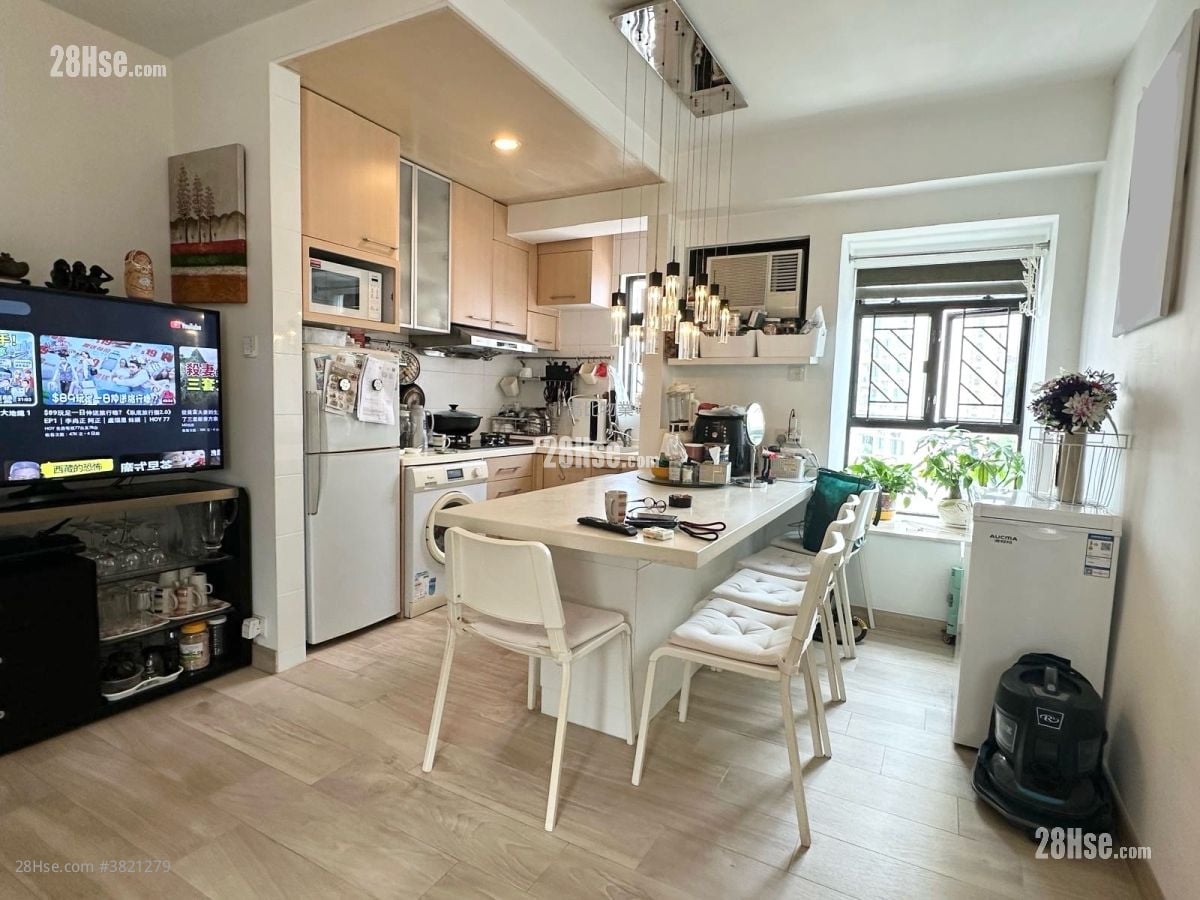 慧華閣 租盤 2 房 , 1 浴室 453 平方呎