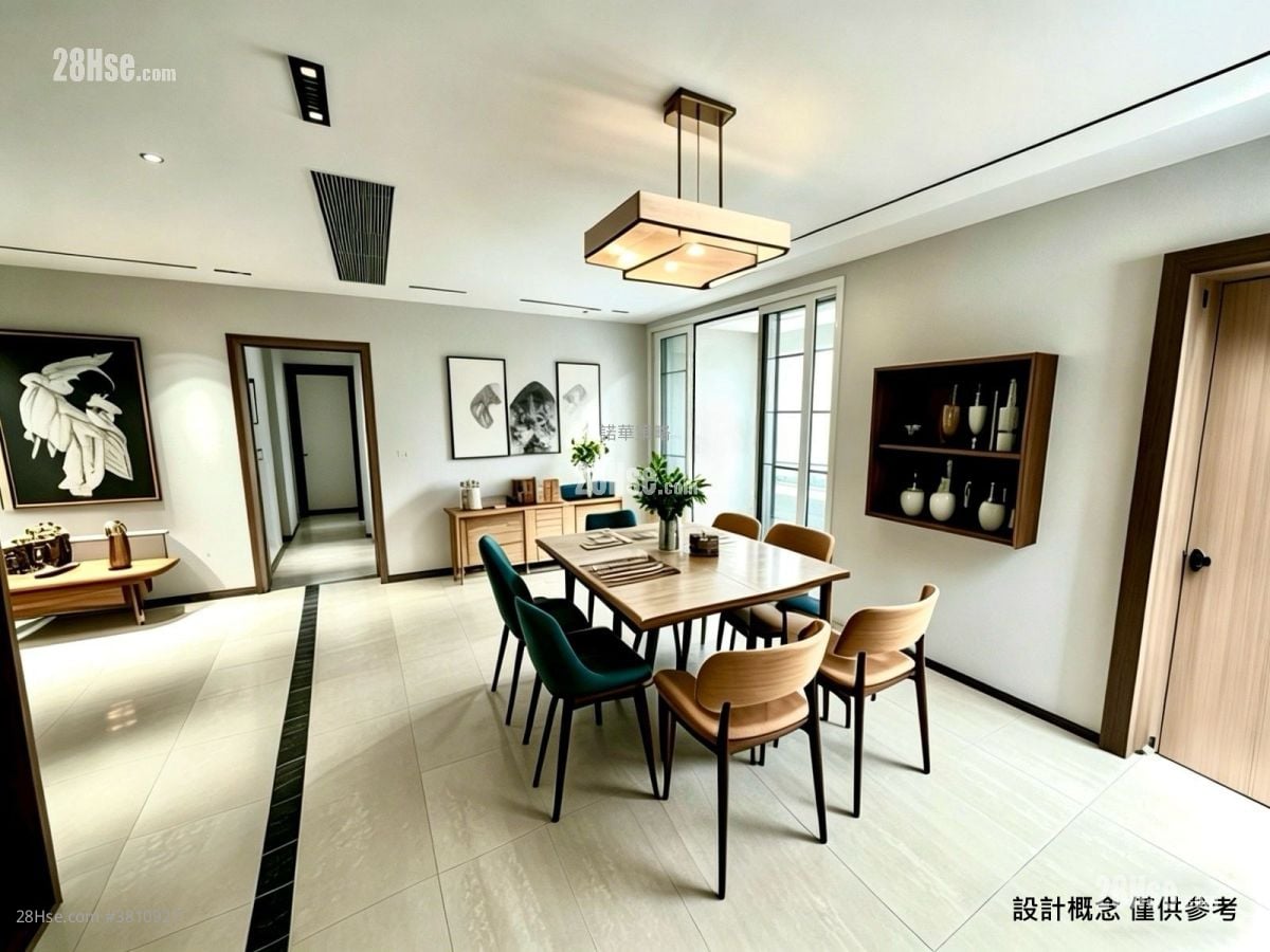 城市花园 售盘 3 房 , 2 浴室 1,012 平方尺