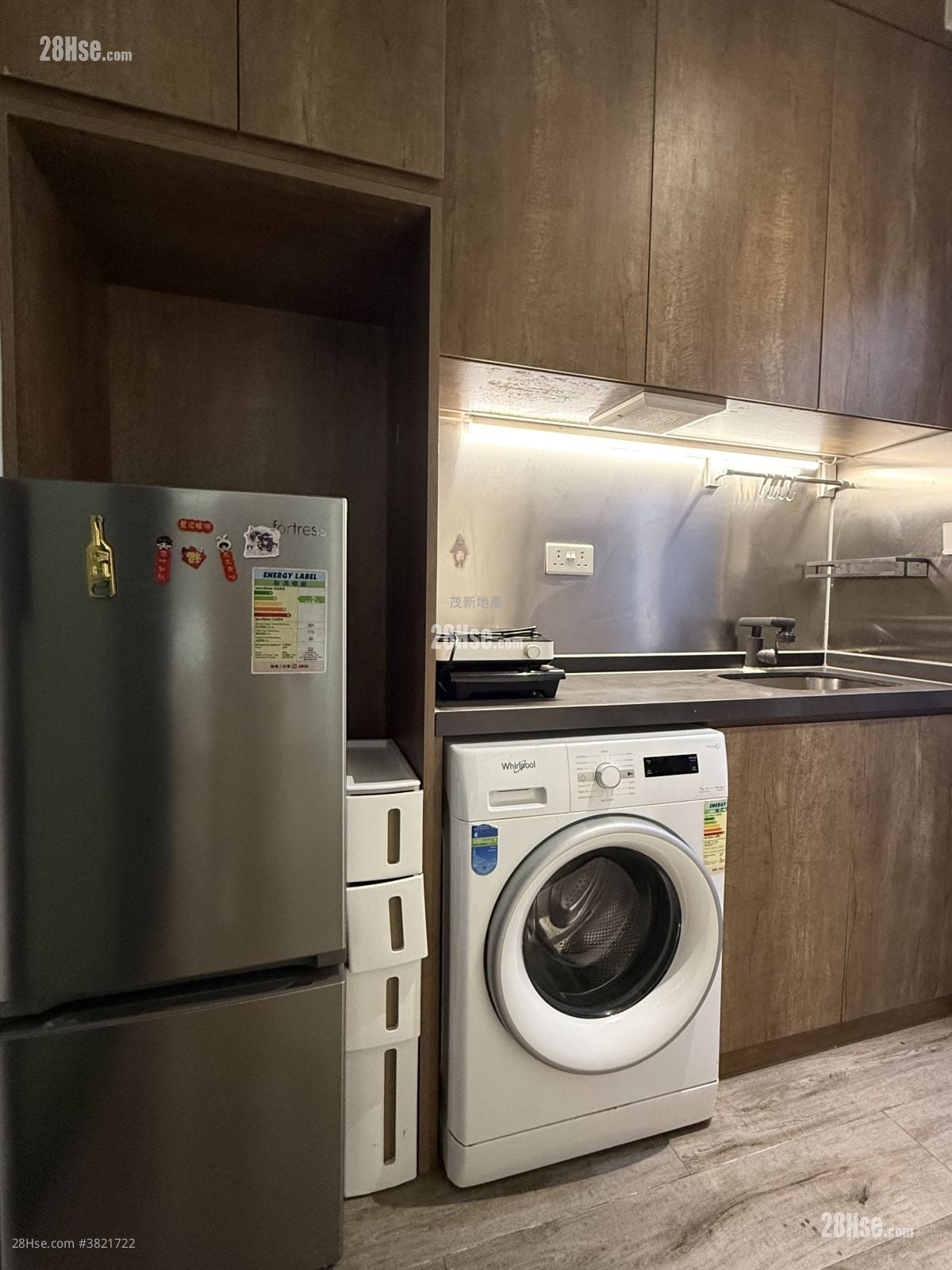 建益大楼 租盘 开放式间隔 , 1 浴室 170 平方尺