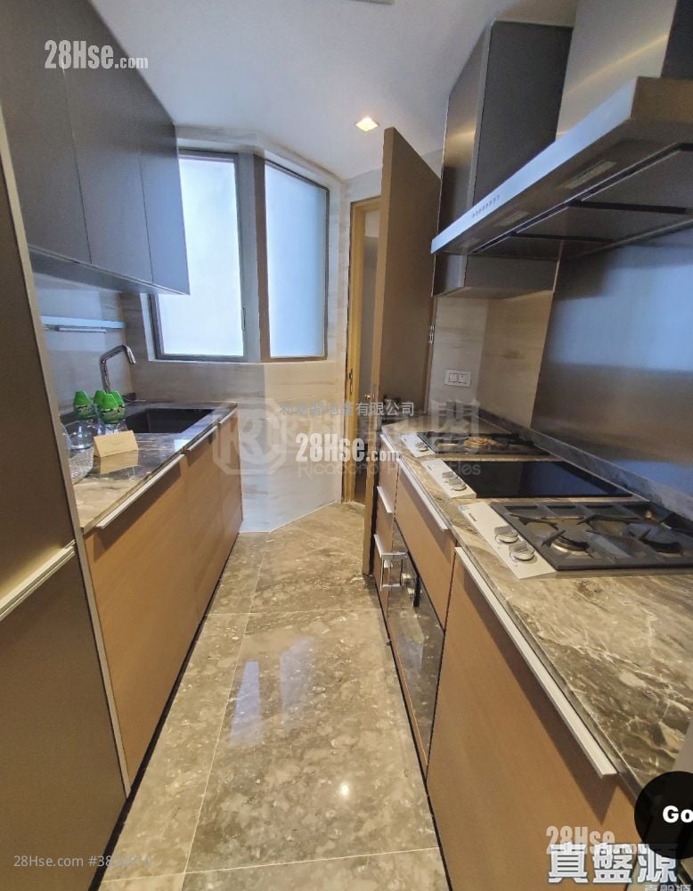 維港頌 租盤 3 房 , 2 浴室 1,038 平方呎