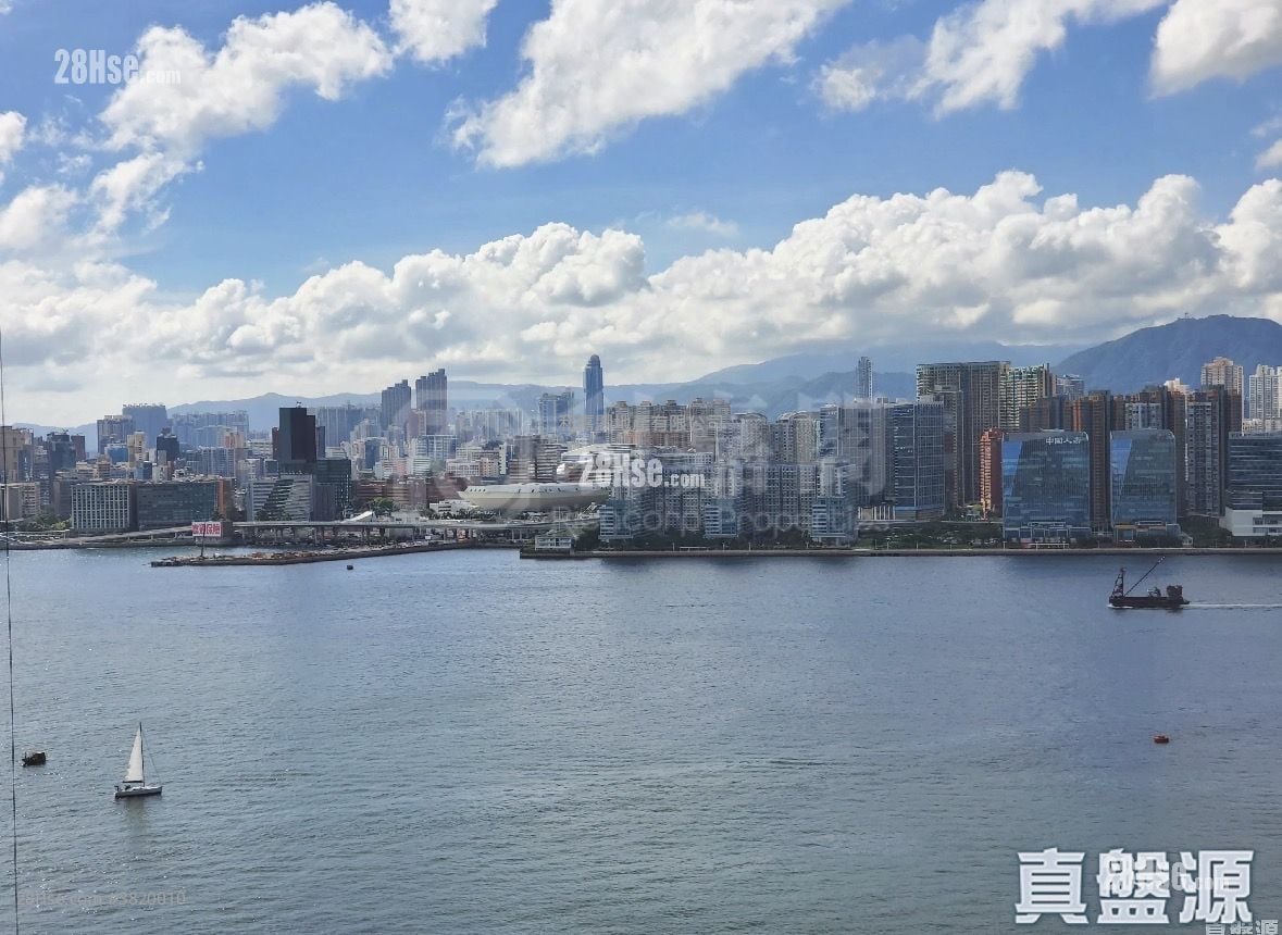 維港頌 租盤 3 房 , 2 浴室 1,038 平方呎