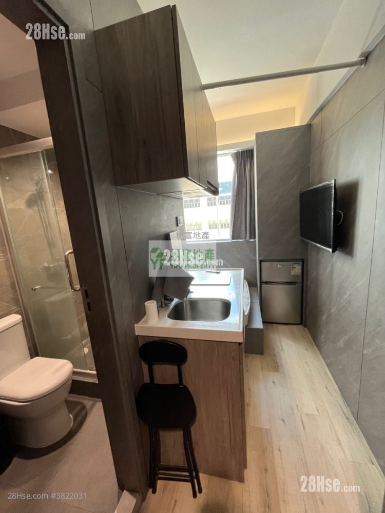 七喜大厦 租盘 开放式间隔 , 1 浴室 130 平方尺