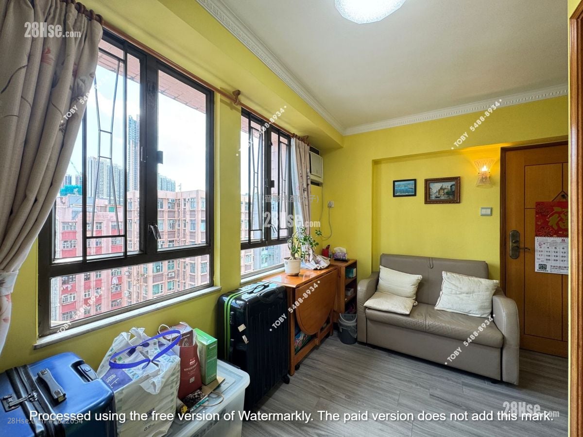 慧賢閣 售盤 1 房 , 1 浴室 290 平方呎