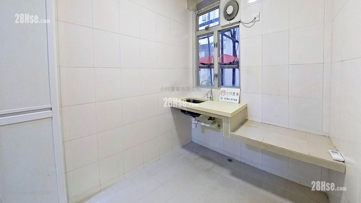 厨房: 乐富大厦 租盘 1 房 , 1 浴室 270 平方尺