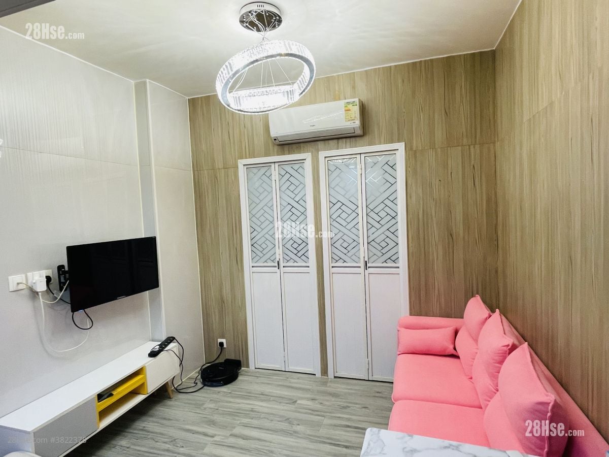 鸿星大厦 租盘 2 房 , 1 浴室 300 平方尺