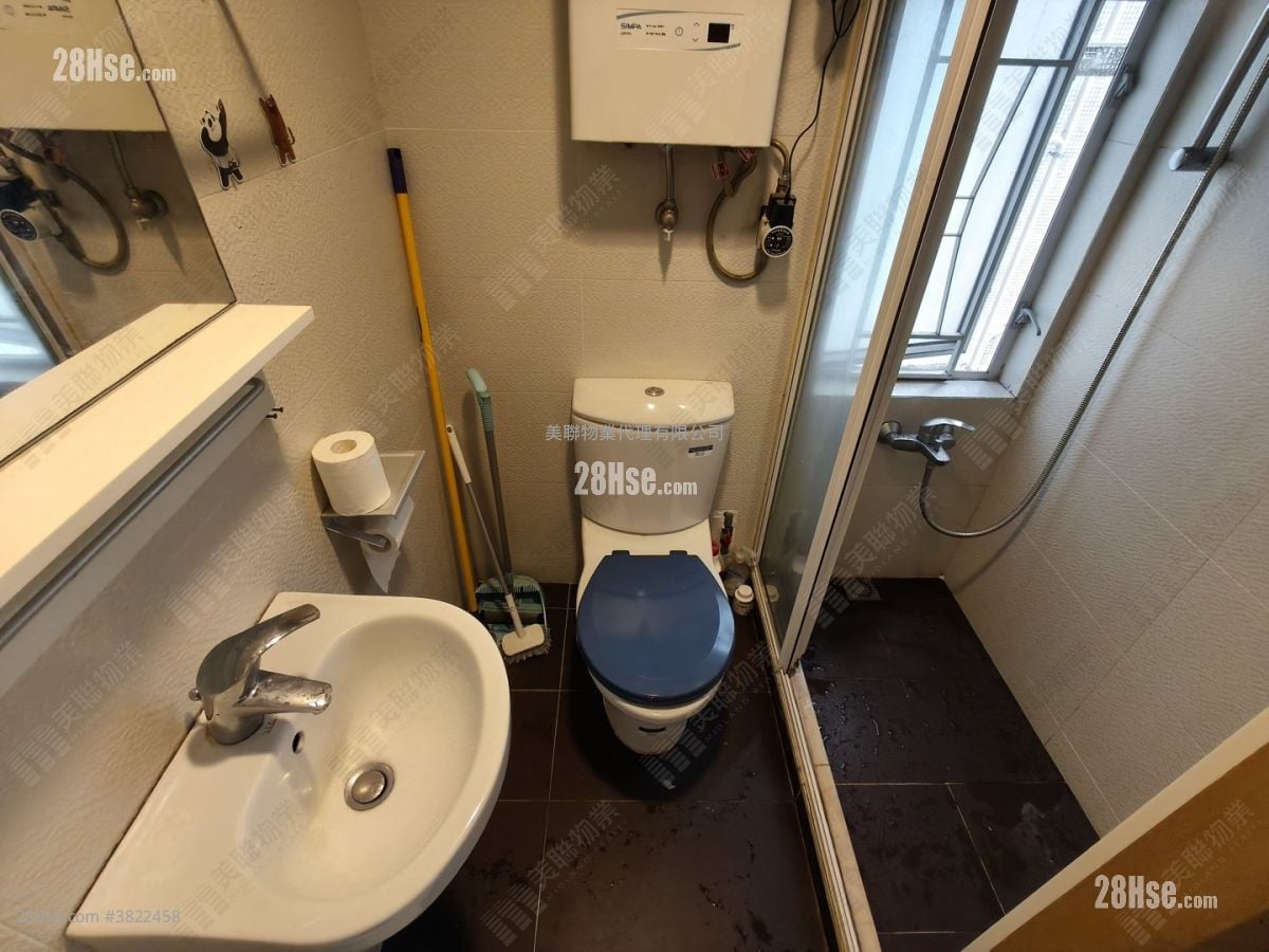 好運中心 租盤 1 房 , 1 浴室 348 平方呎