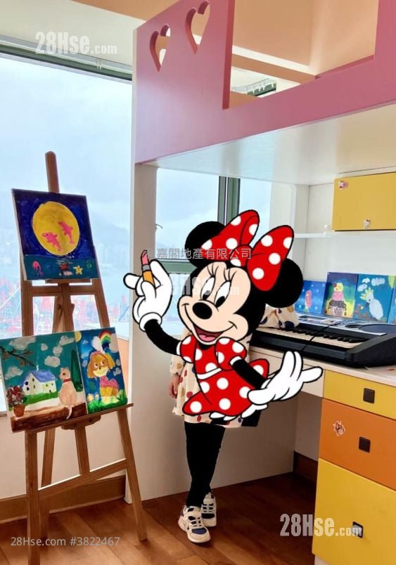 維港灣 租盤 3 房 , 2 浴室 696 平方呎