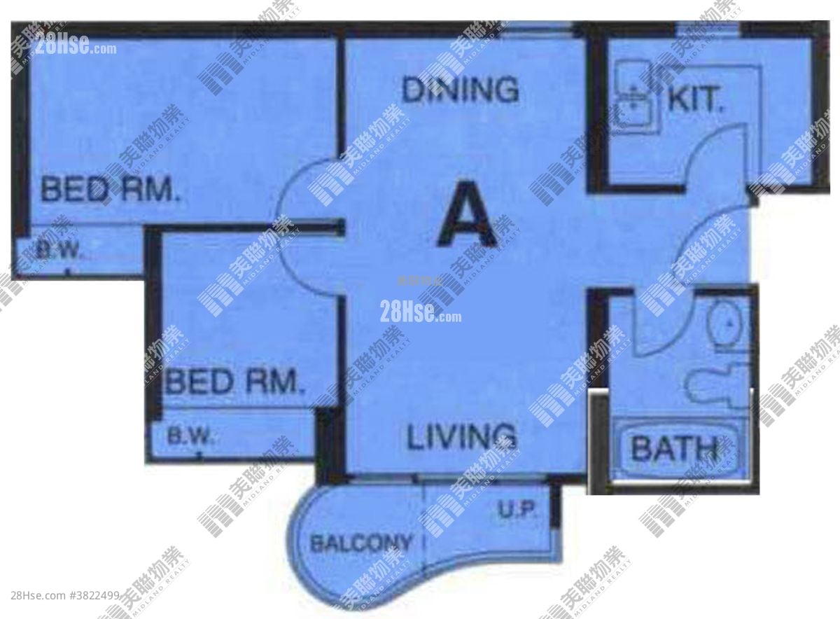 栢慧豪园 售盘 2 房 494 平方尺