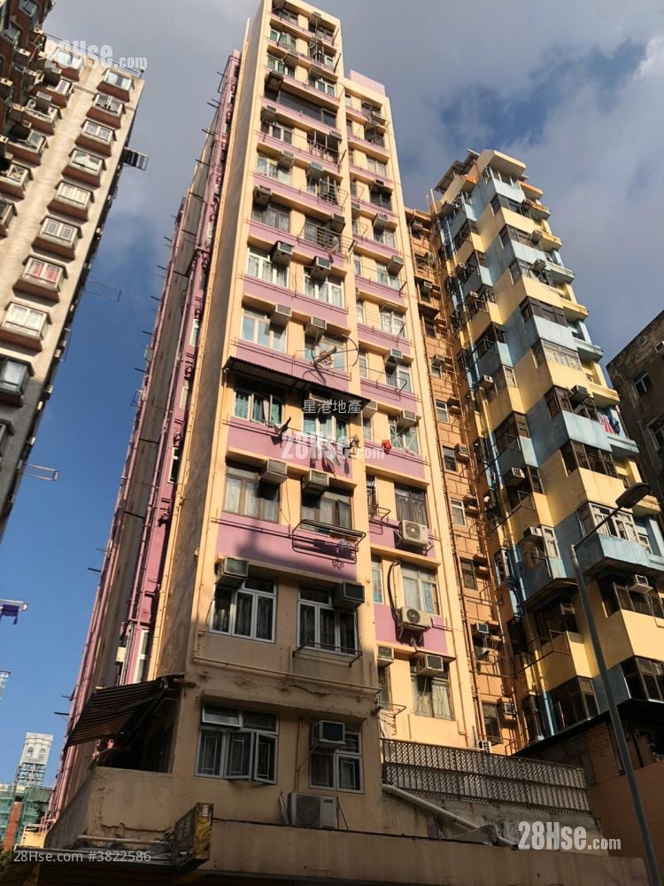 仁禮大廈 租盤 2 房 202 平方呎