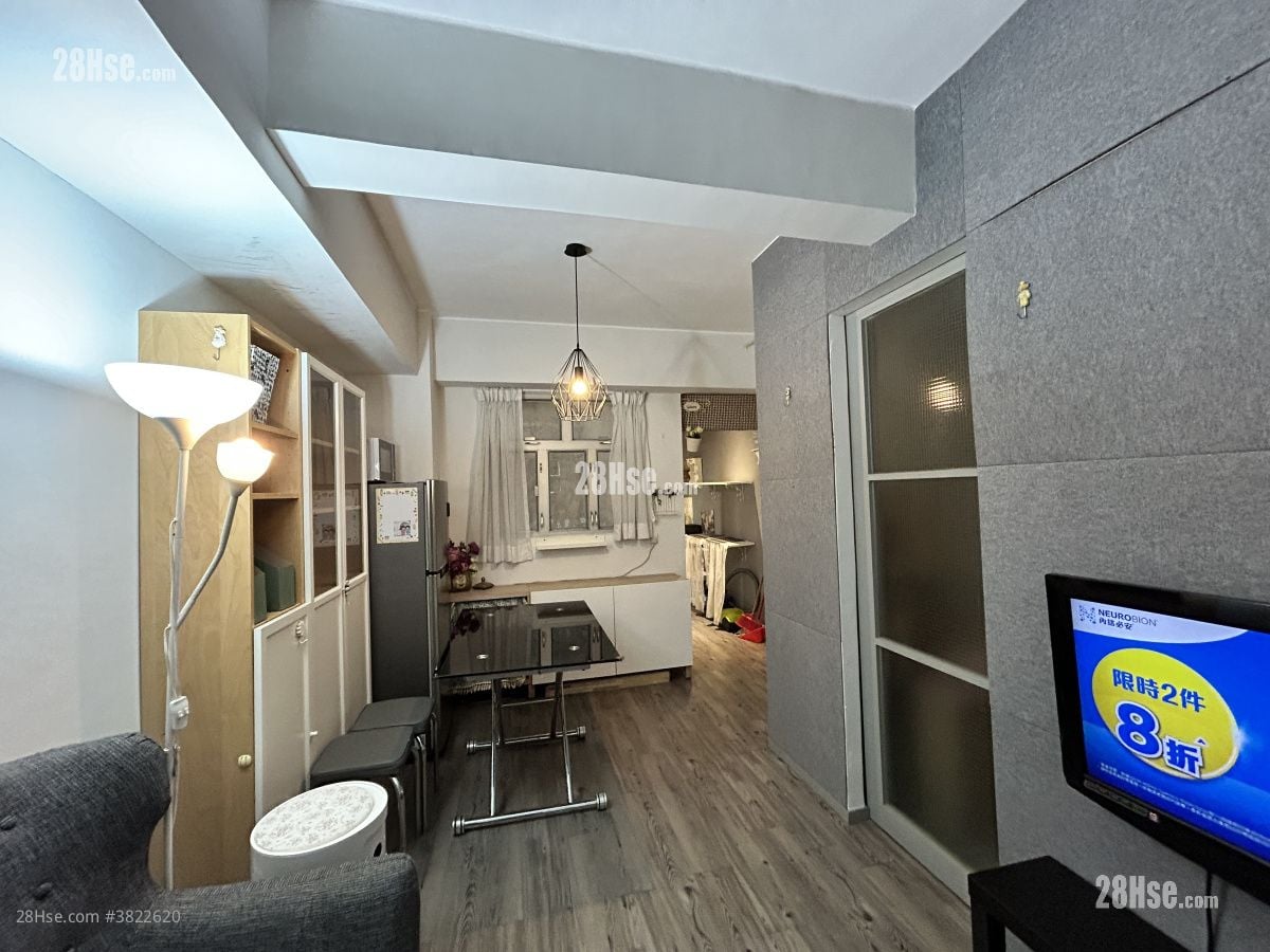 金輝樓 租盤 1 房 , 1 浴室 343 平方呎