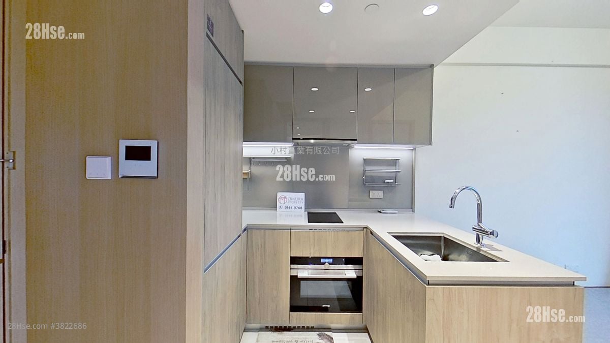 厨房: 瀚名 售盘 1 房 , 1 浴室 319 平方尺